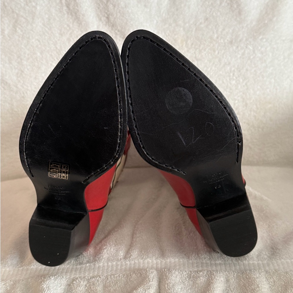 Polo Ralph Lauren Vachetta leather cowboy western boots - Picture 8 of 8